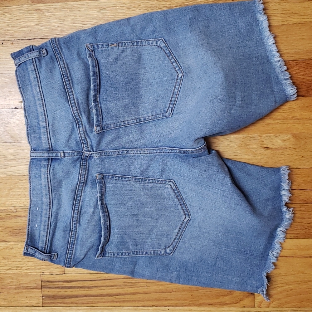 Express Performance Stretch Jeans Shorts High Ris… - image 4